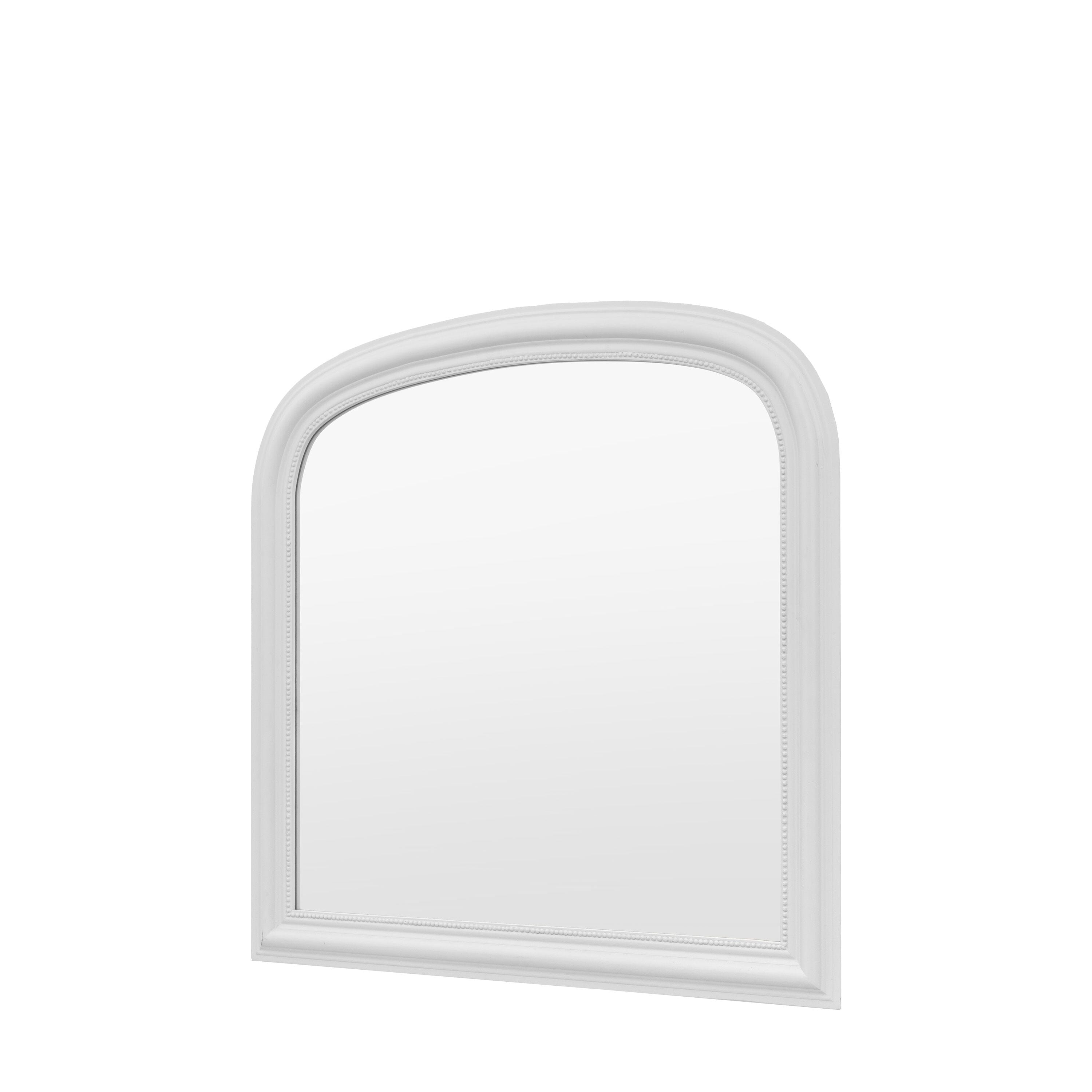 Newark Grey Arched Overmantle Mirror