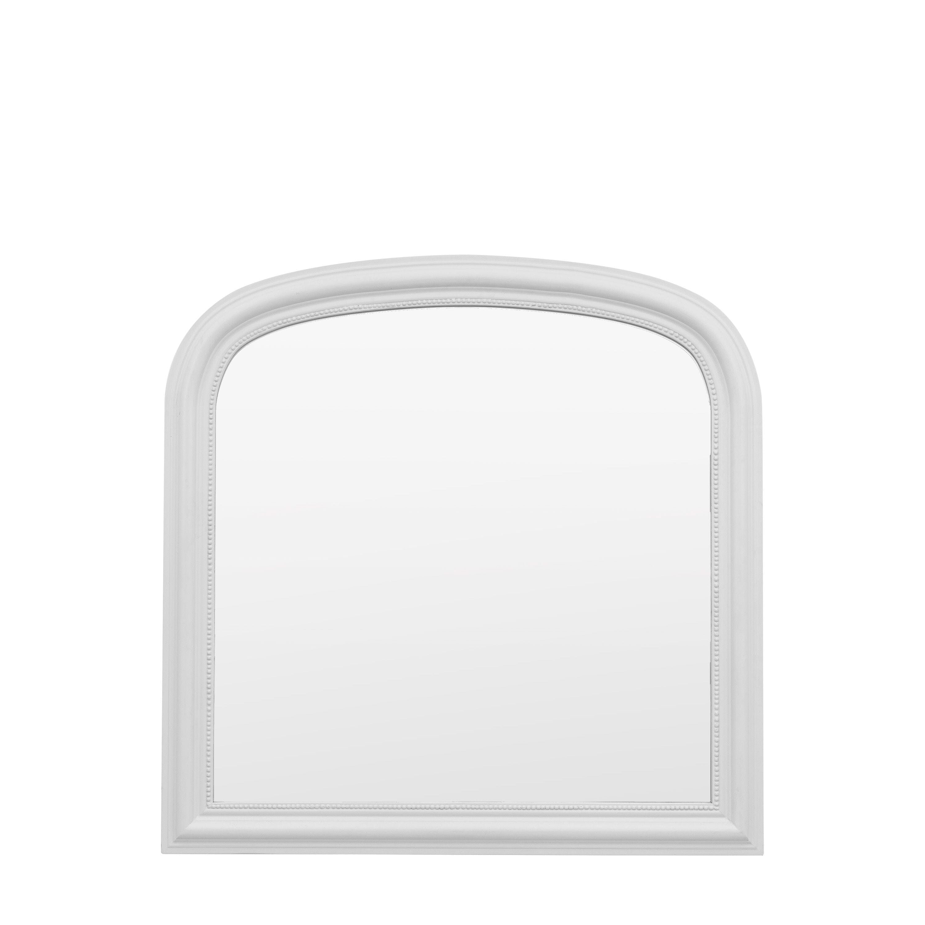 Newark Grey Arched Overmantle Mirror