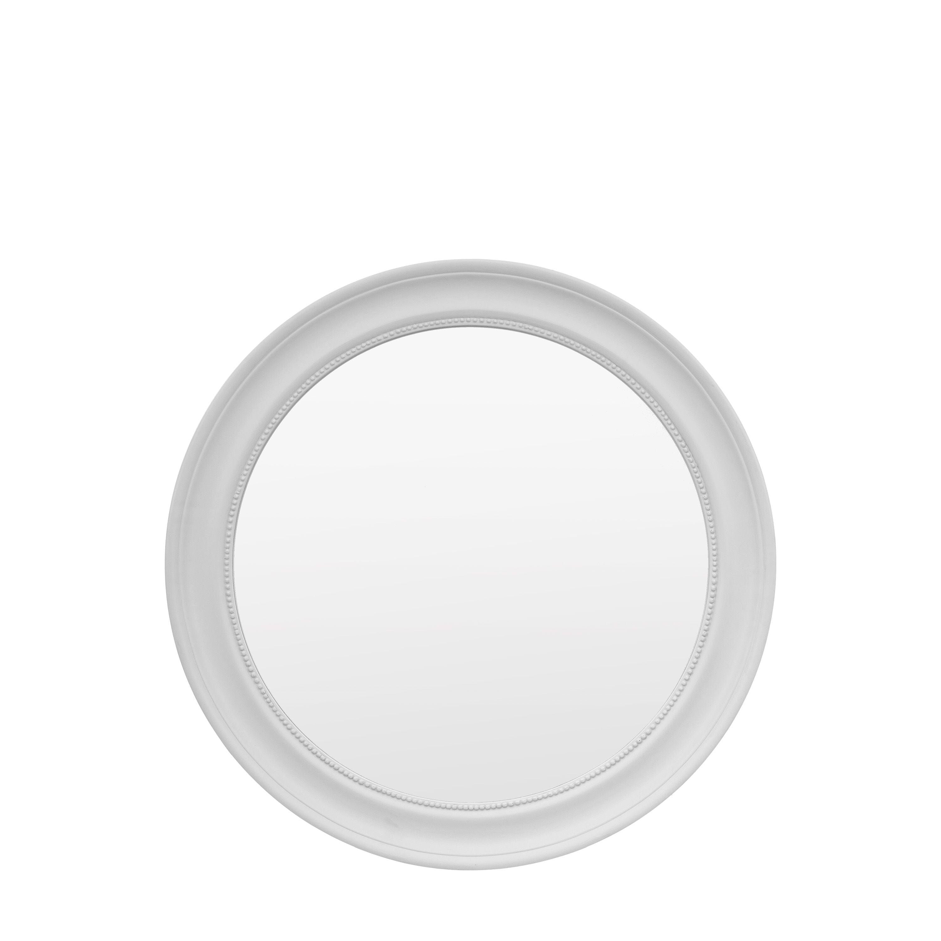Newark Grey Round Wall Mirror