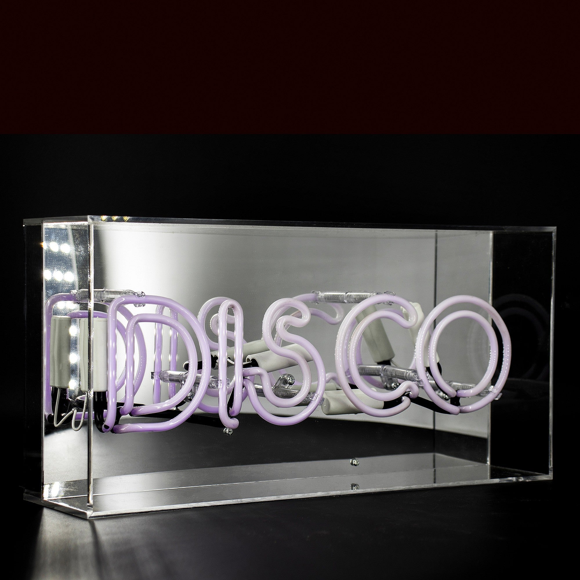 Pink Disco Neon Acrylic Box Light