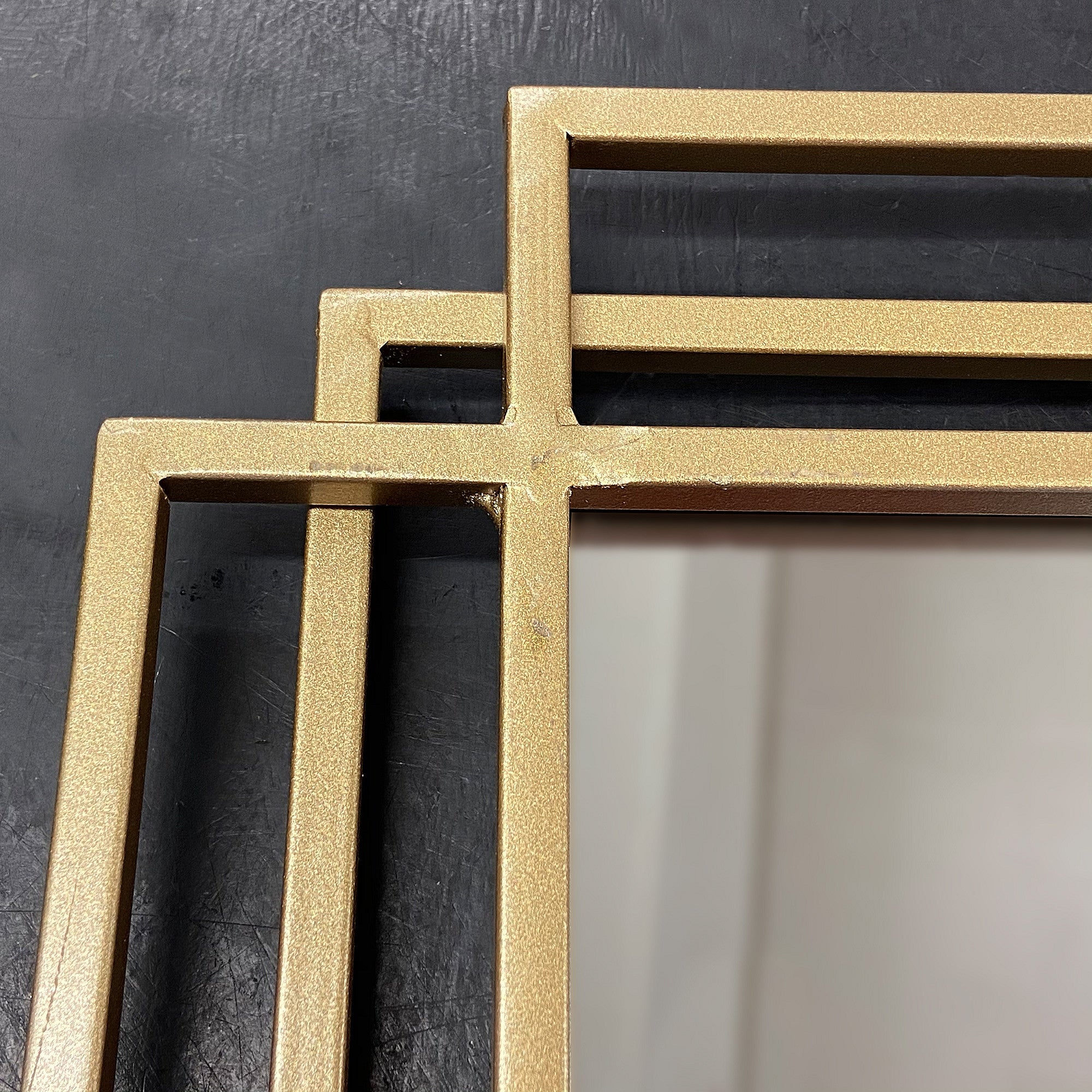 Portrait Art Deco Style Mirror