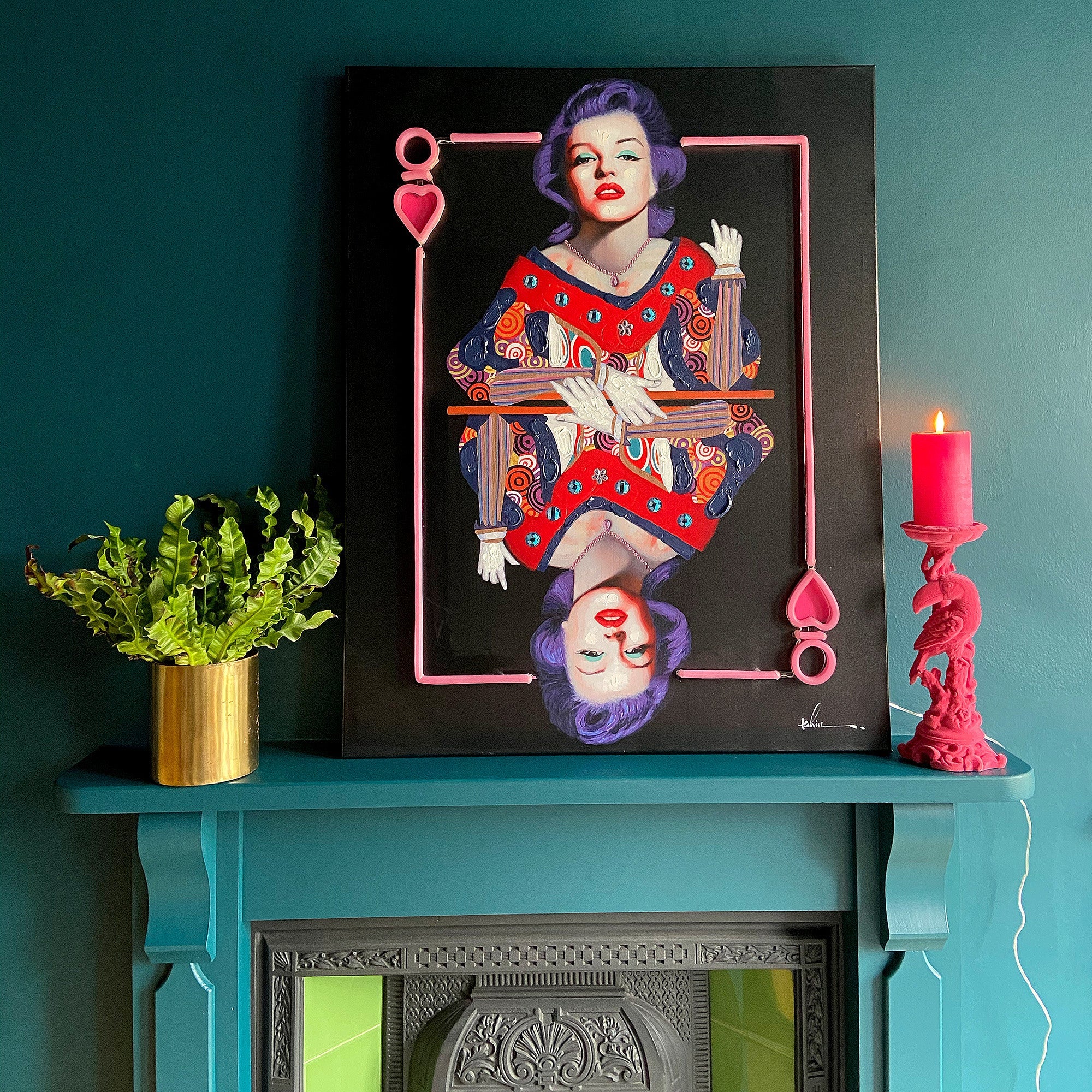 Queen Marilyn Monroe LED Neon Artwork