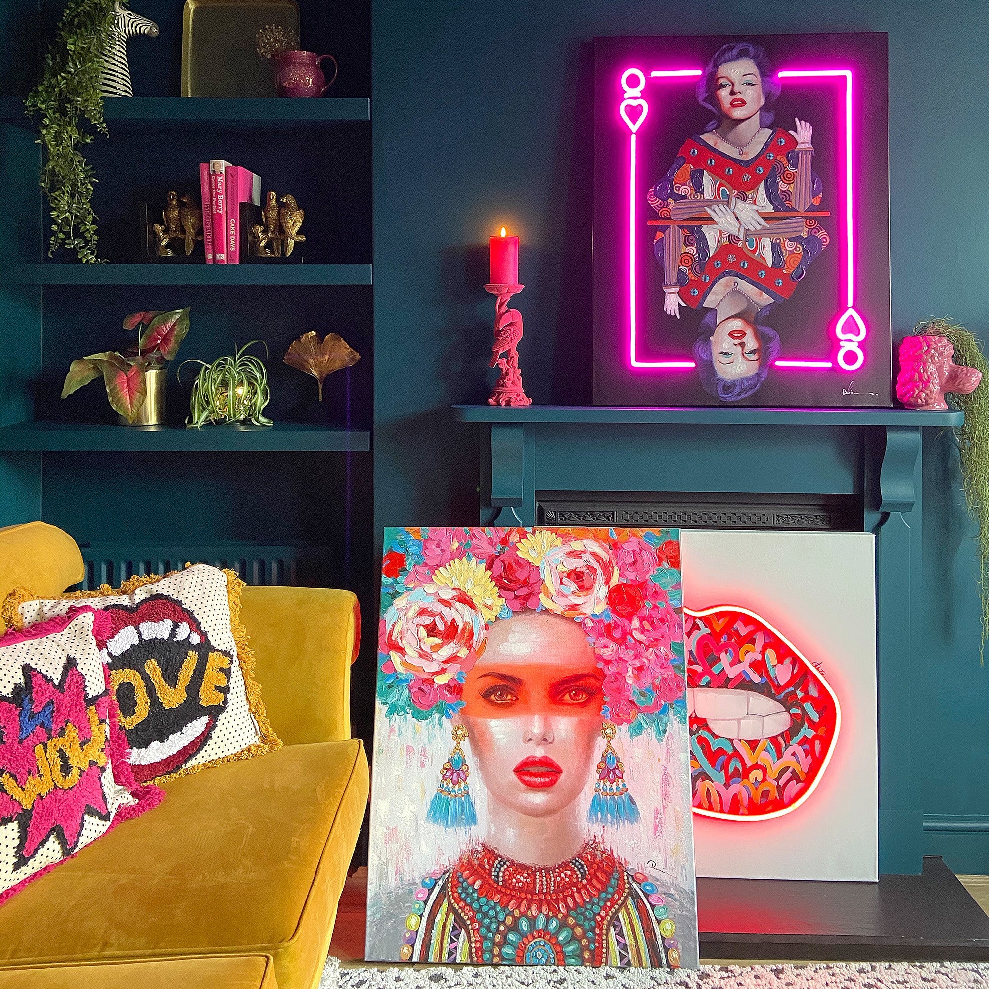 Queen Marilyn Monroe LED Neon Artwork