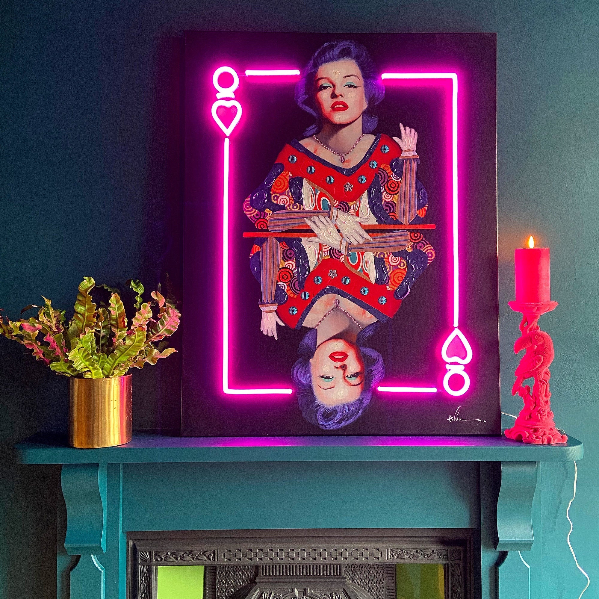 Queen Marilyn Monroe LED Neon Artwork
