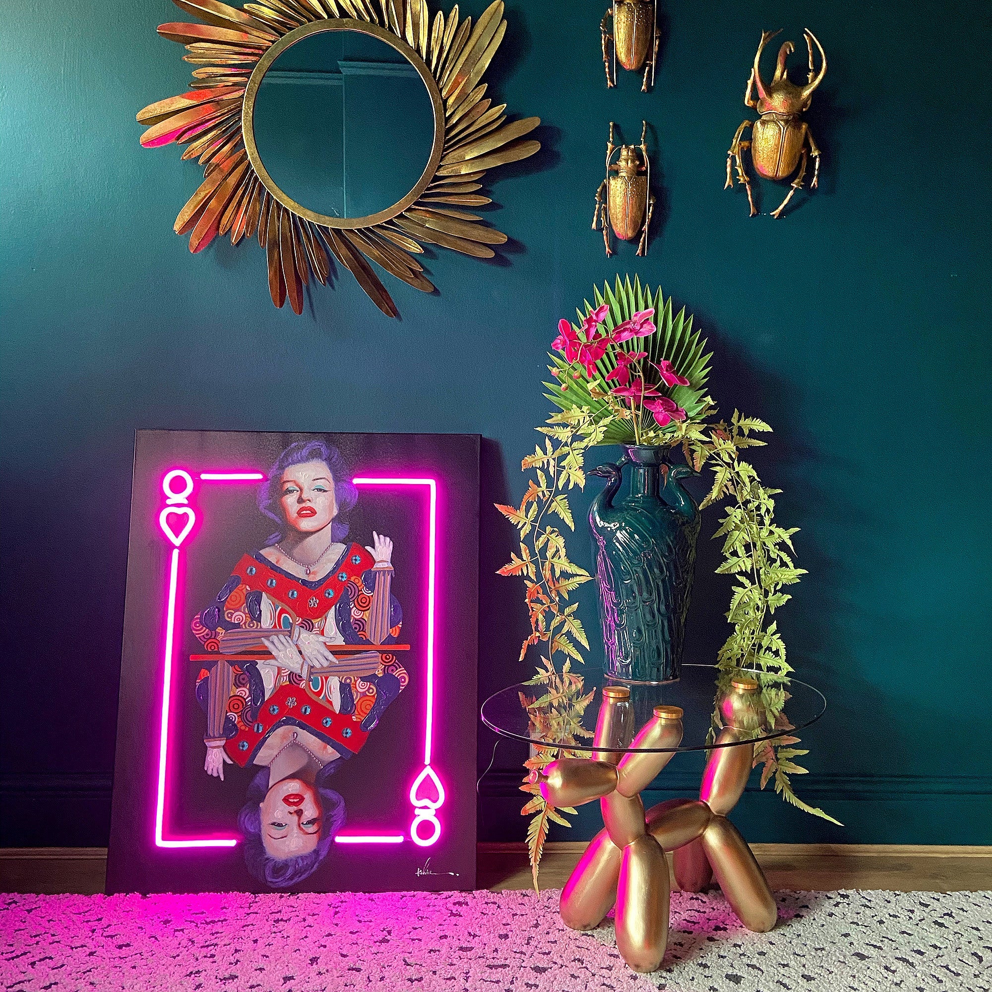 Queen Marilyn Monroe LED Neon Artwork
