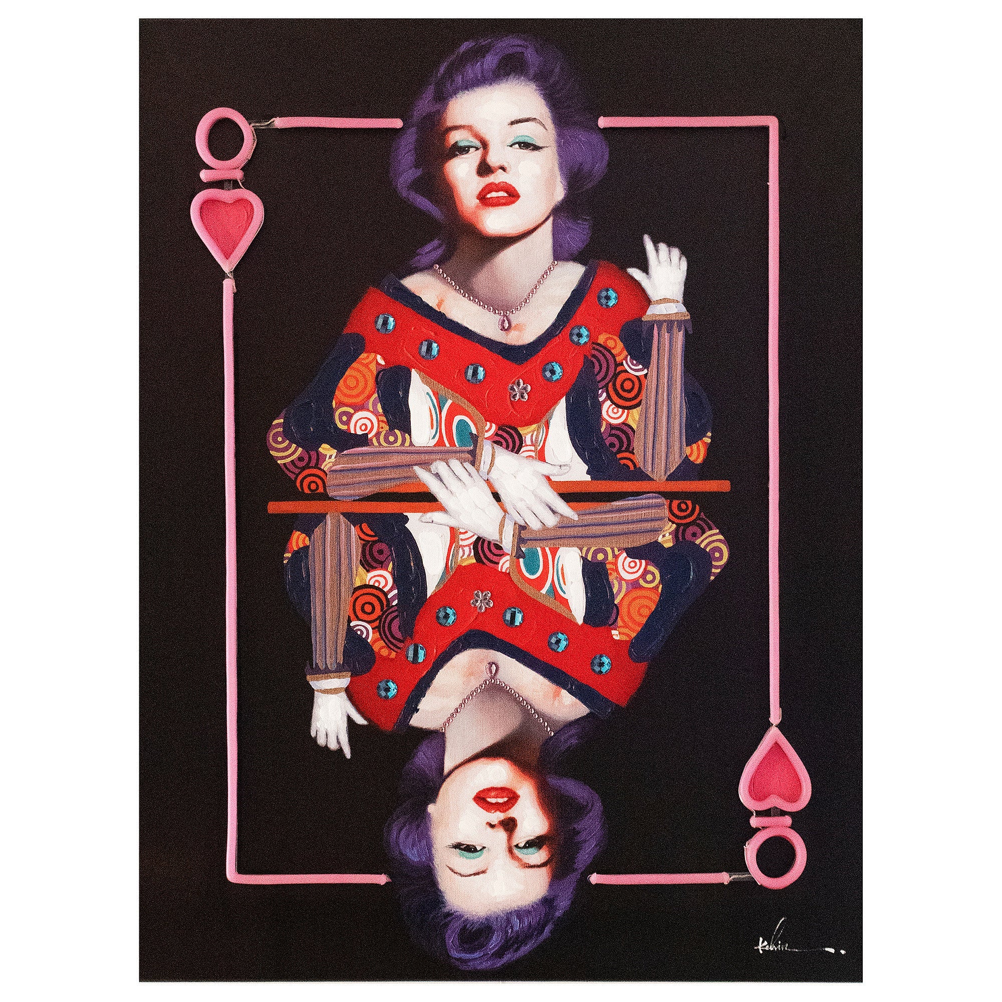 Queen Marilyn Monroe LED Neon Artwork