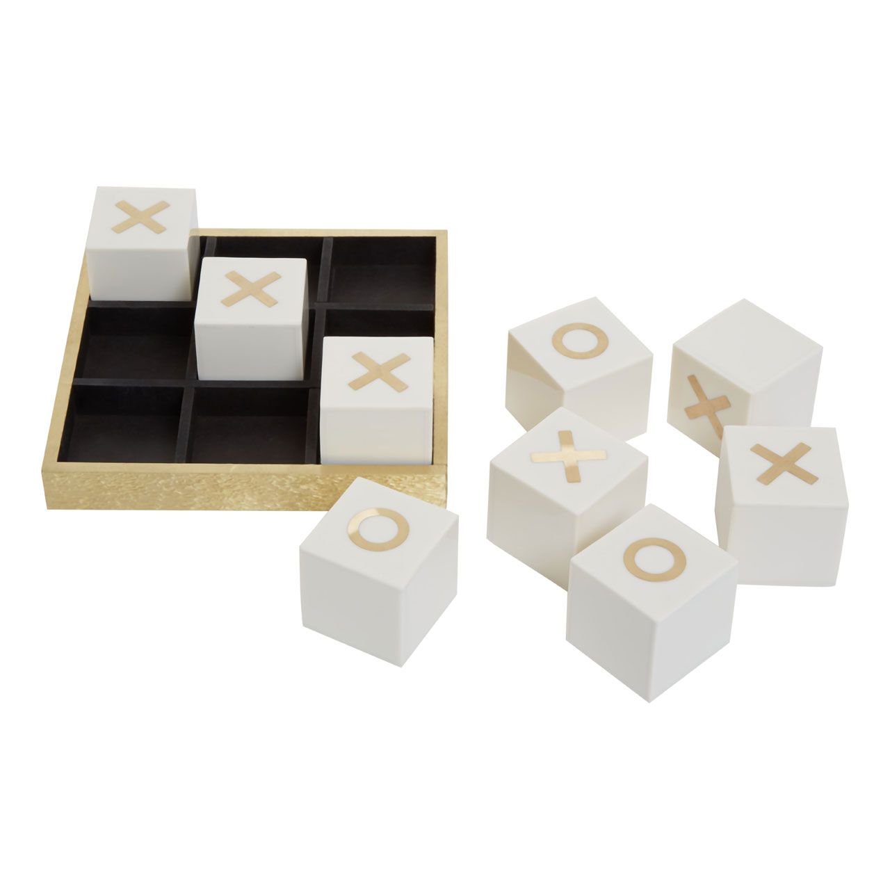 Rae Gold Noughts & Crosses Set