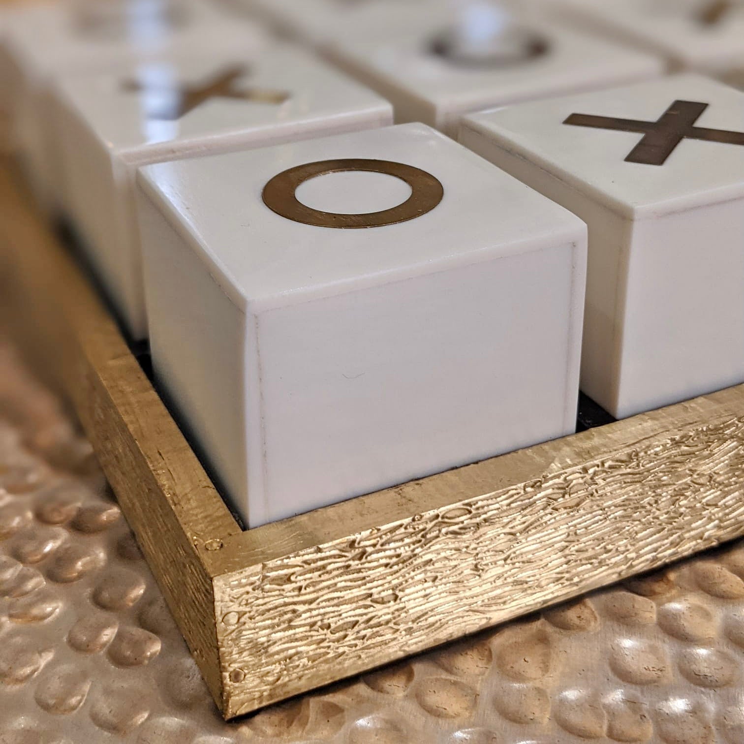 Rae Gold Noughts & Crosses Set