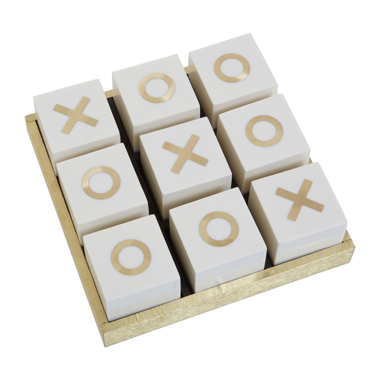 Rae Gold Noughts & Crosses Set