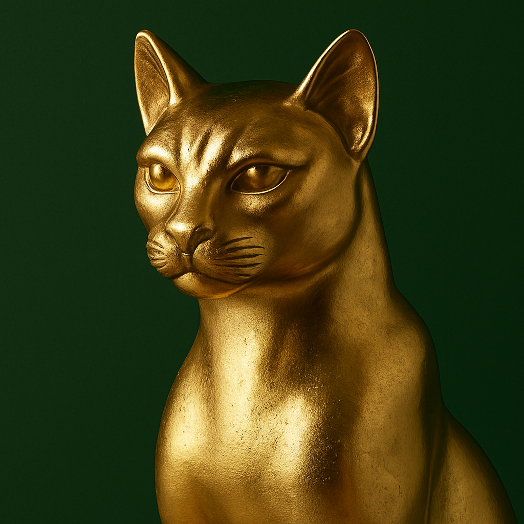 Golden Sphynx Cat