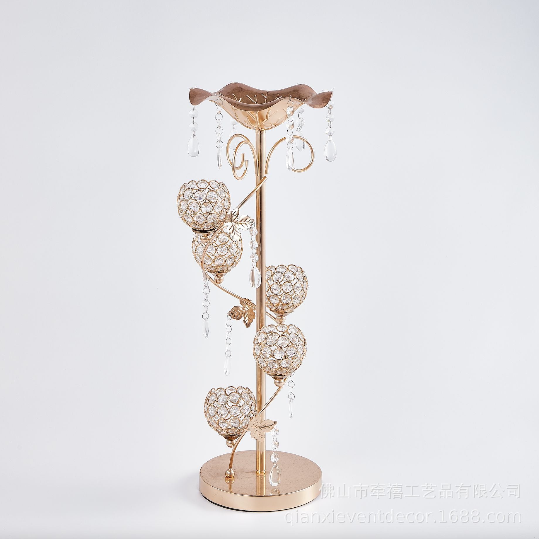 Crystal Vine Candelabra