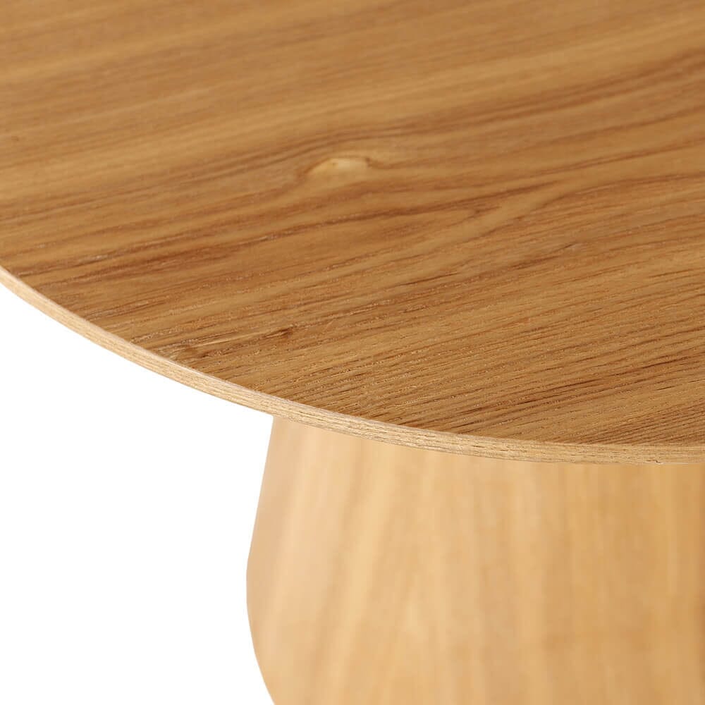 Tessa Oak Veneer Round Coffee Table