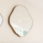Valore Medium Bronze Abstract Wall Mirror