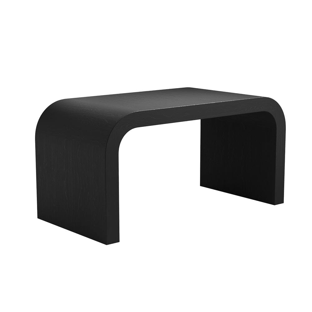 Whittaker Black Curved Coffee Table