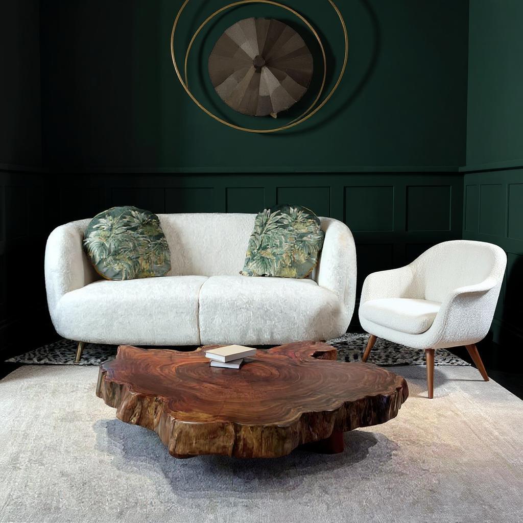 Natural Wood Coffee Table