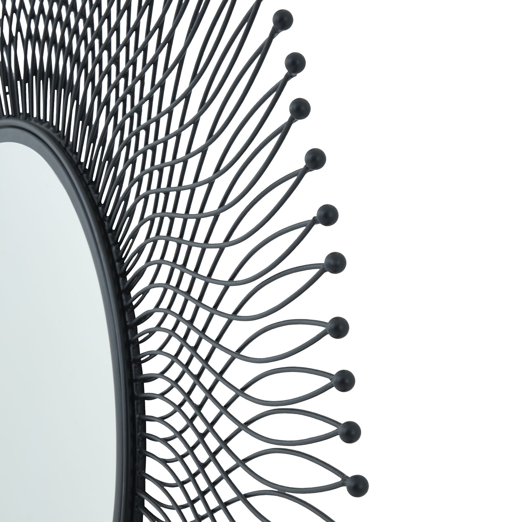 Starburst Glass Wall Mirror
