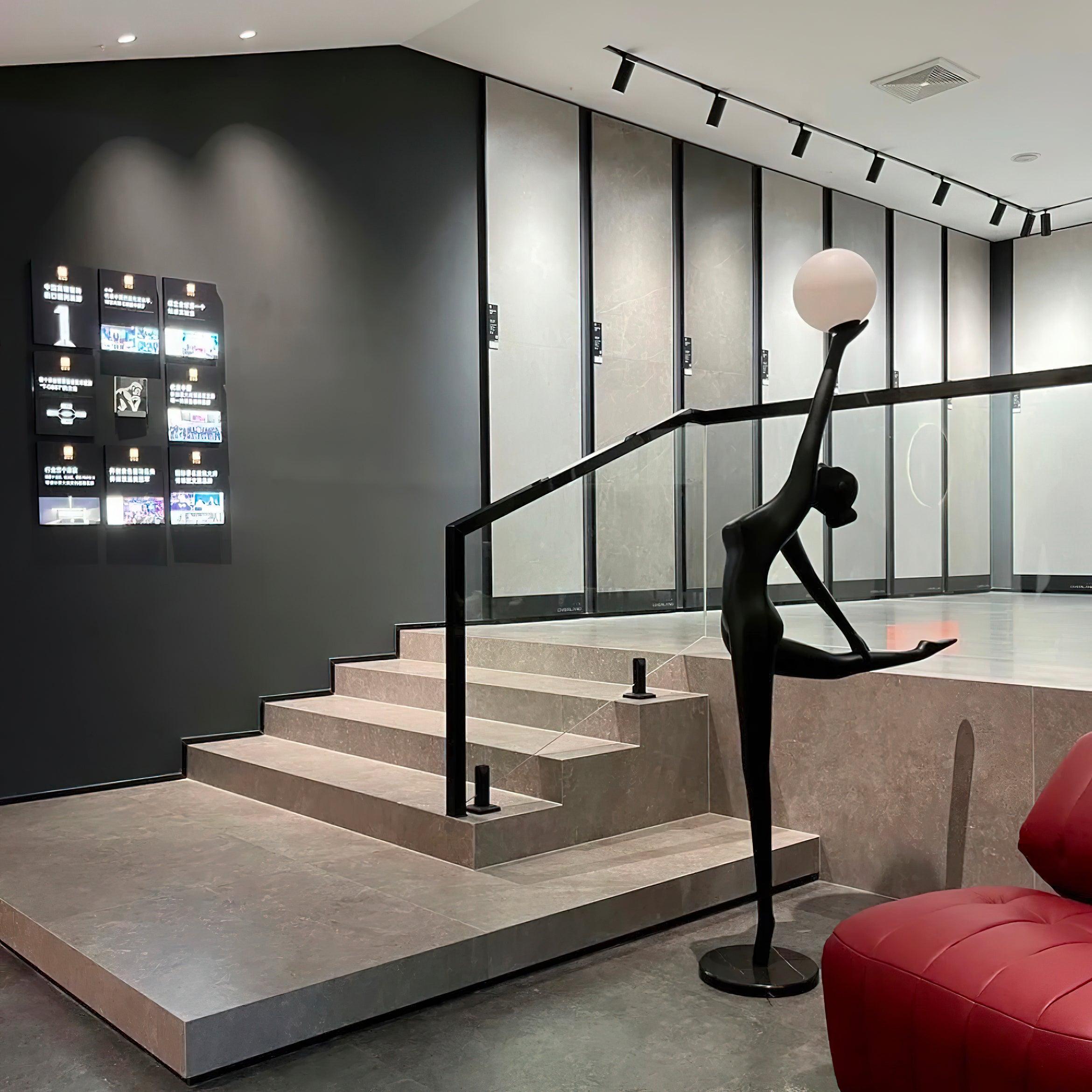 Ballerina Statue Floor Lamp