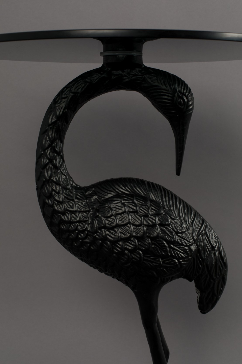 Black Crane Bird End Table | Dutchbone Crane