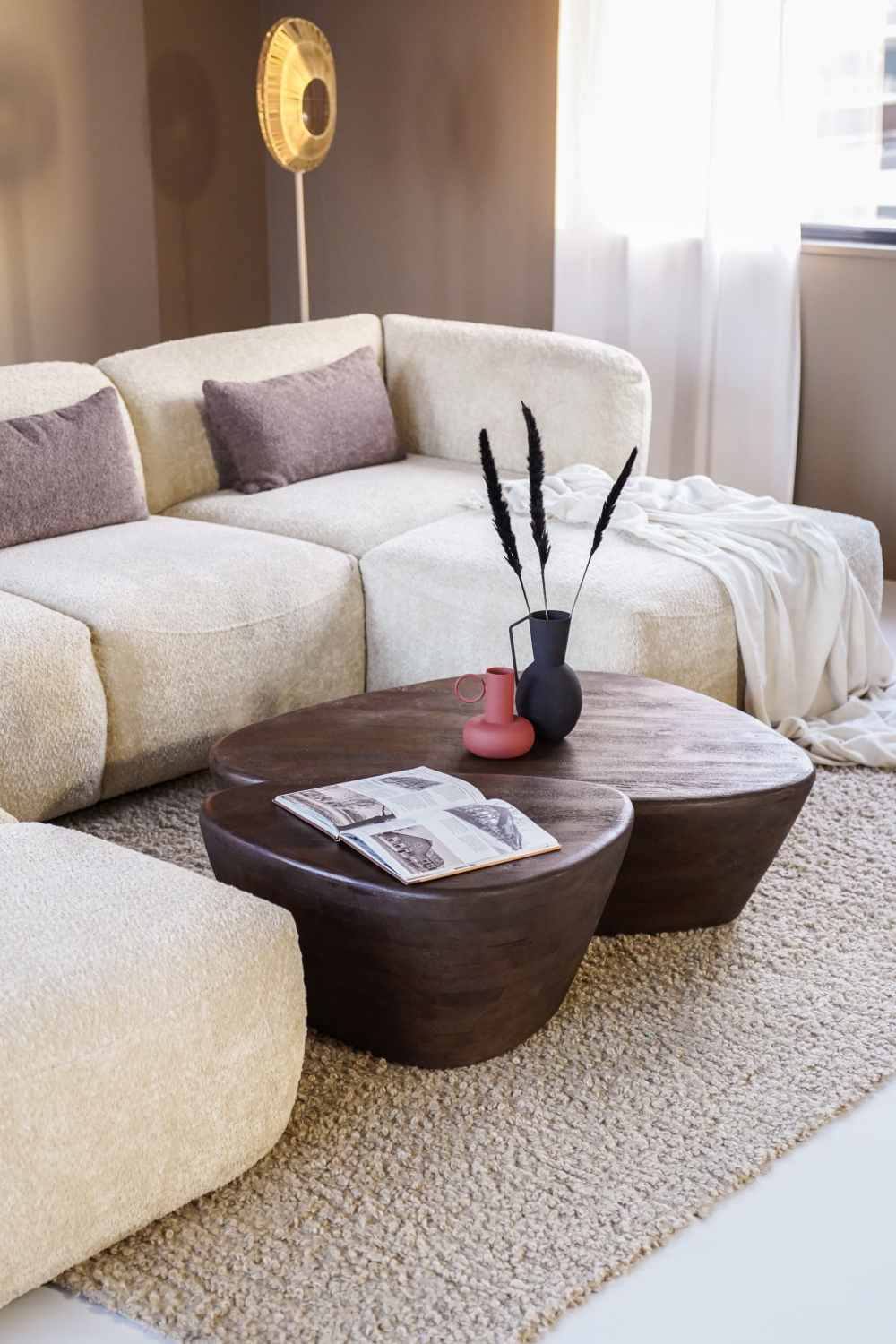 Wooden Free-Form Coffee Table L | Eleonora Mila