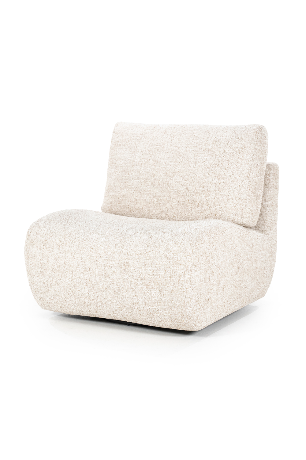 Fabric Upholstered Swivel Lounge Chair | Eleonora Lucia