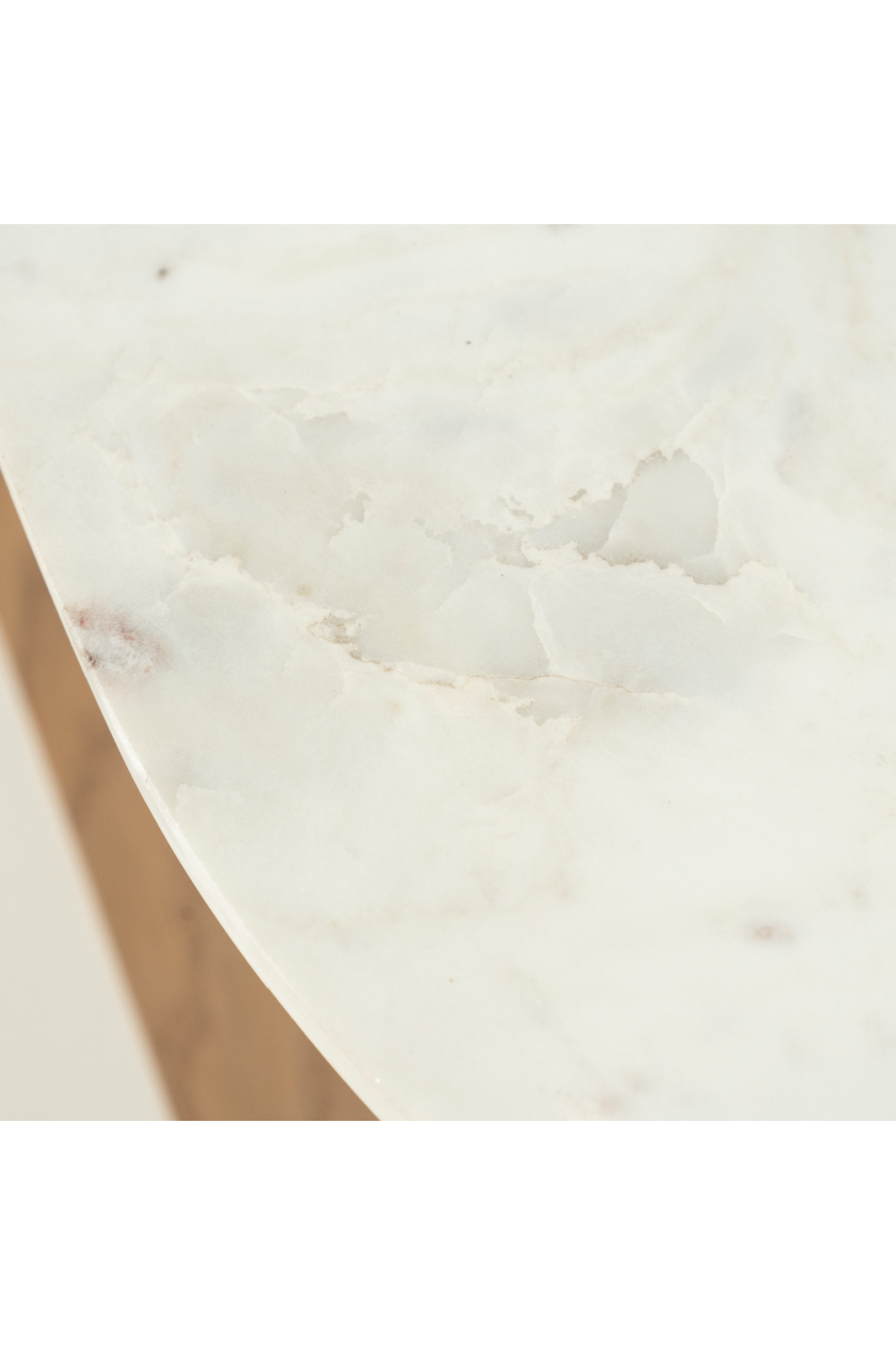 Oval White Marble Coffee Table | Eleonora Don