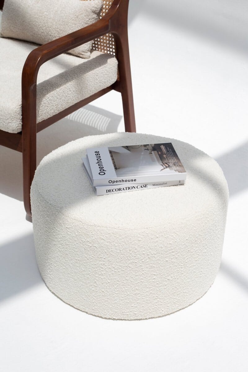 Mira Round Pouf (60x33 CM)