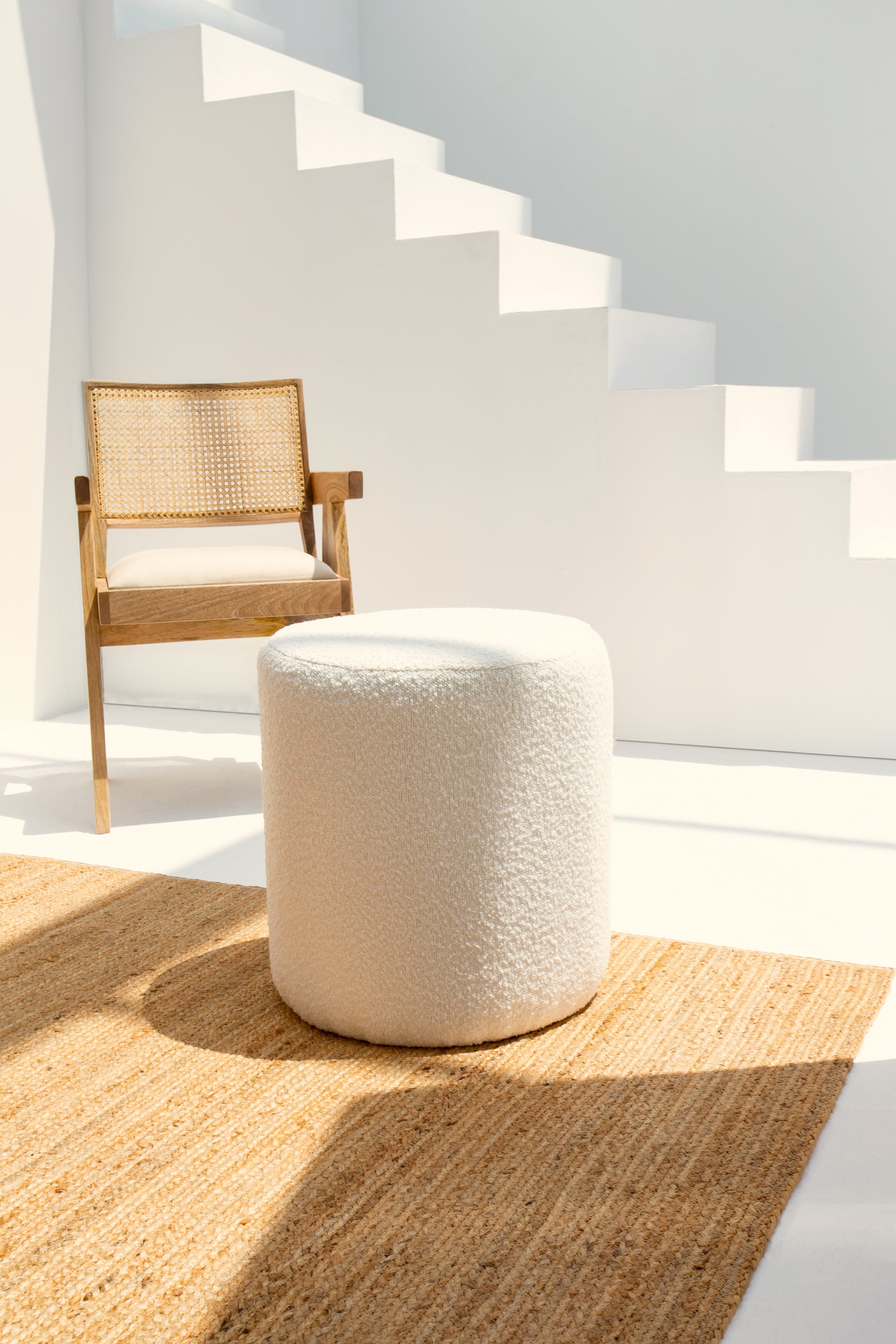 Mira Round Pouf