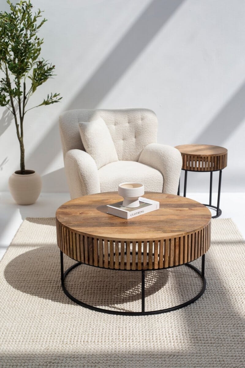 Sicily Boucle Sofa Chair with Arms