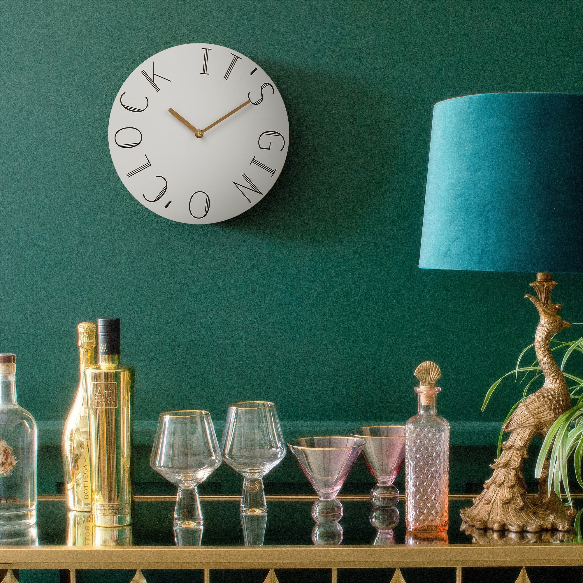Gin Wall Clock