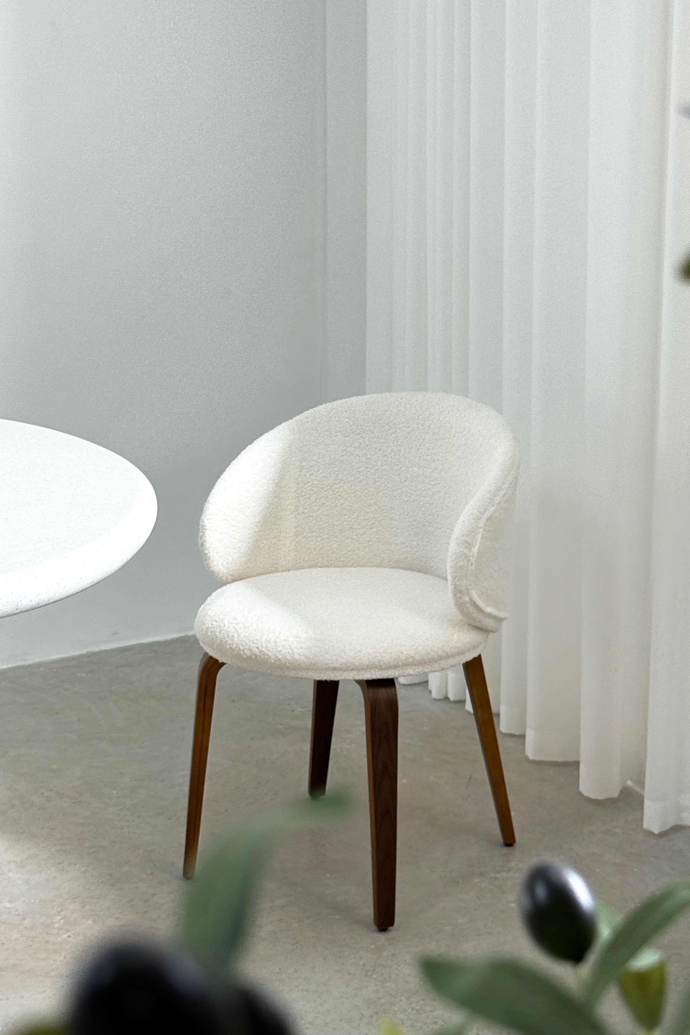 Nisa Boucle Dining Chair