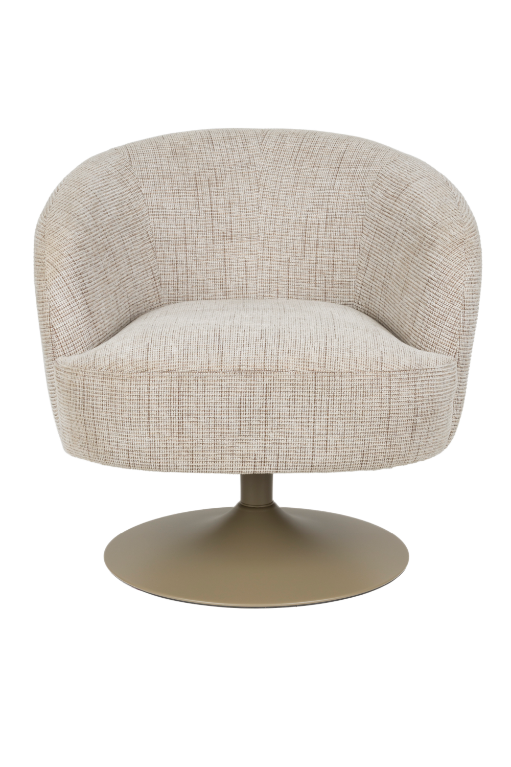 Central Leg Brown Lounge Chair | DF Renate