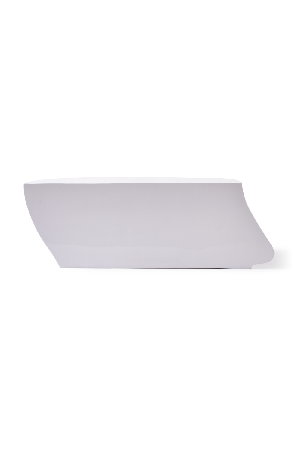 White Sculptural Coffee Table | Pols Potten Head Right