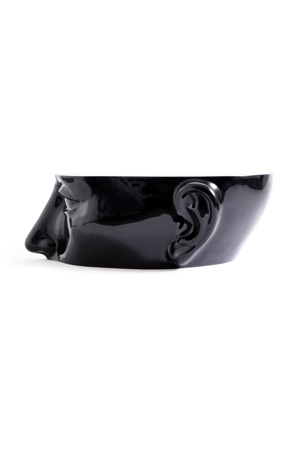 Black Sculptural Coffee Table | Pols Potten Head Right