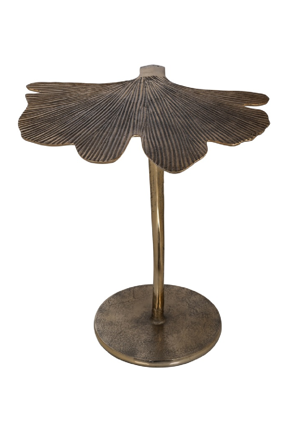 Art Deco Aluminum End Table | Maison Château
