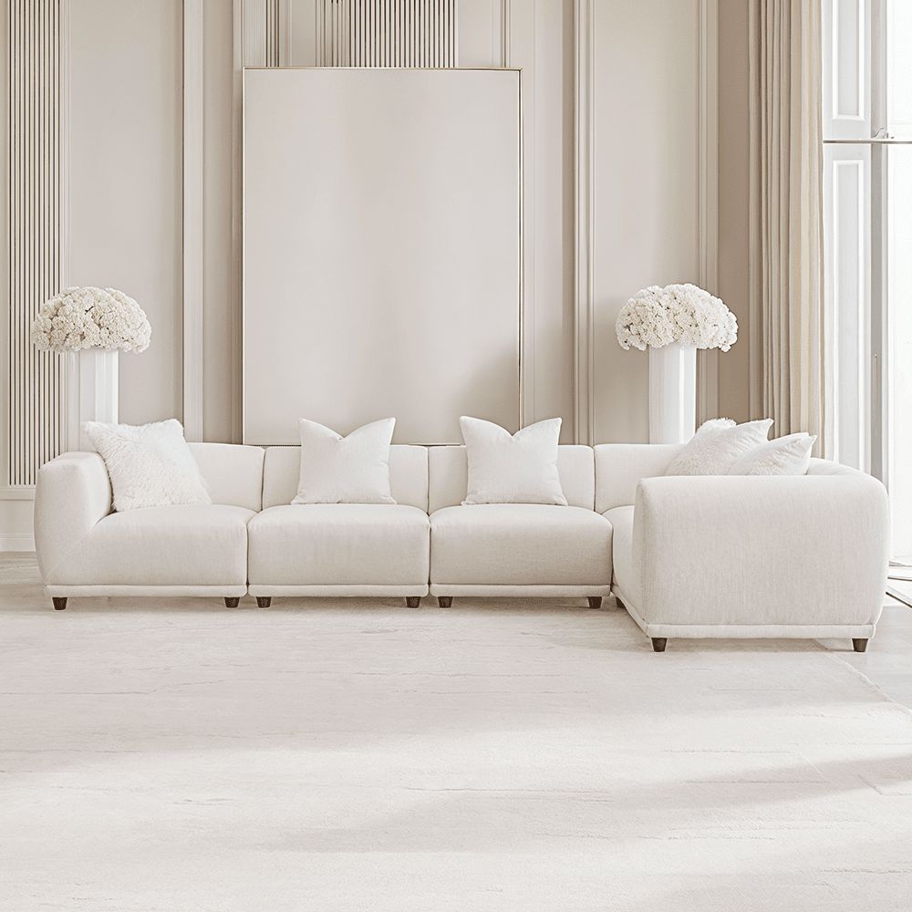 Arlo Polar Boucle Modular Sofa Range