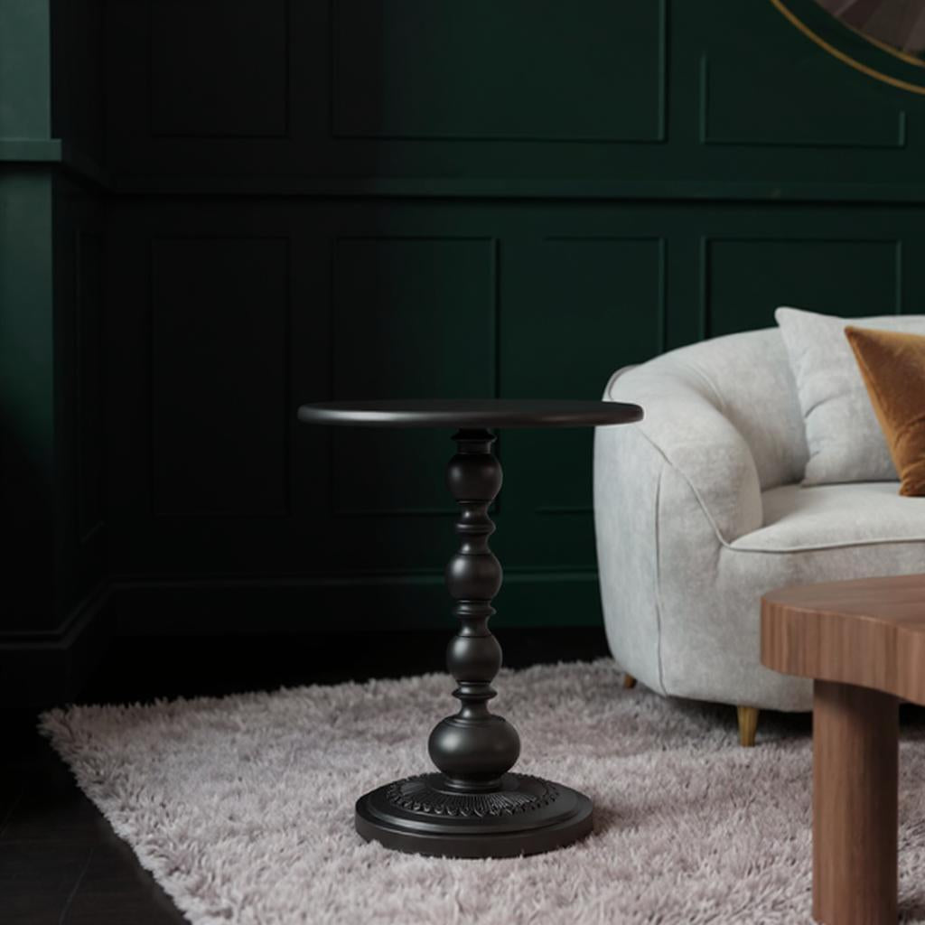 Noir Pedestal Table