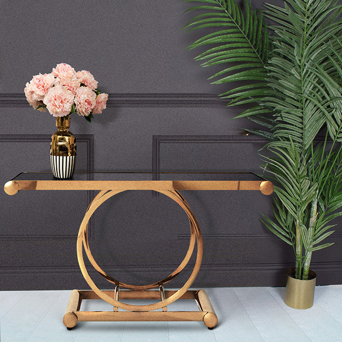 Rose Gold Console Table