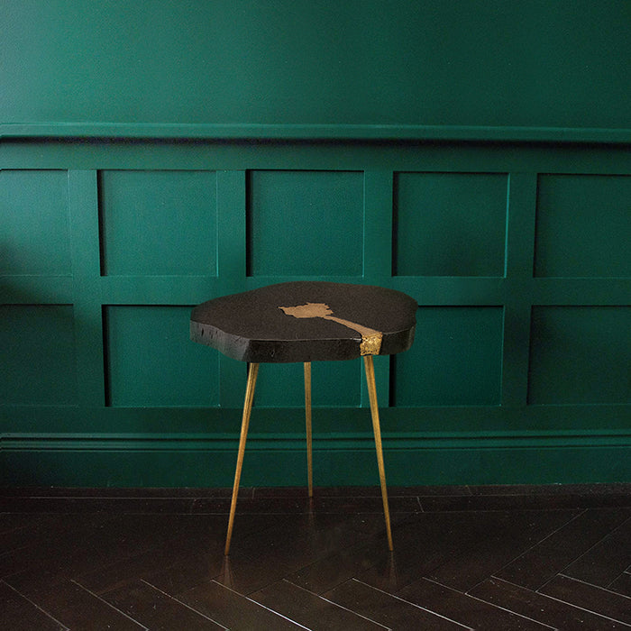 Black Acacia Side Table