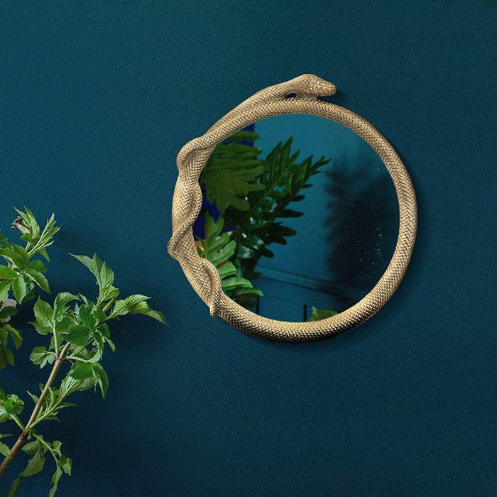 Gold Snake Mirror