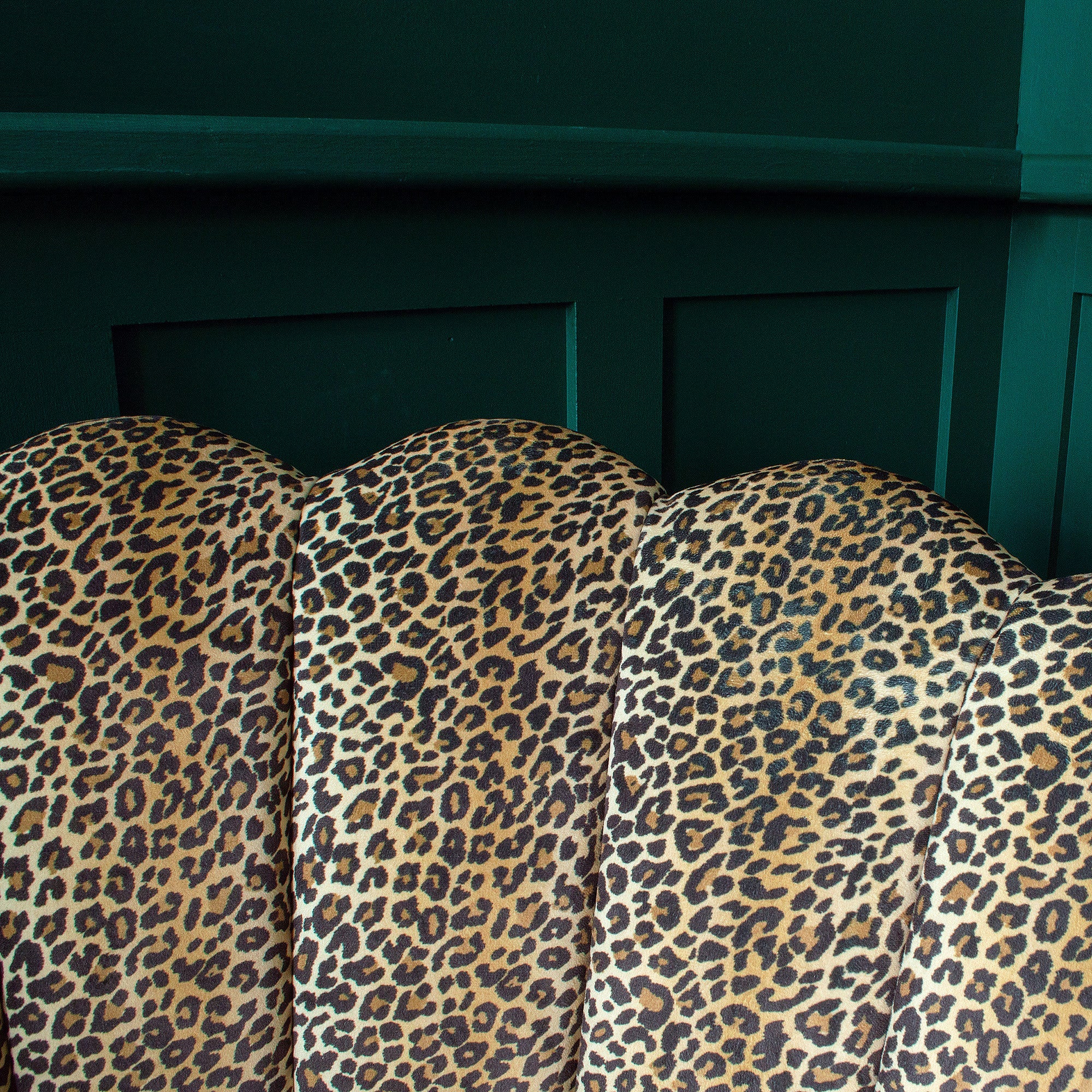 Sabariah Leopard Print Shell Chair