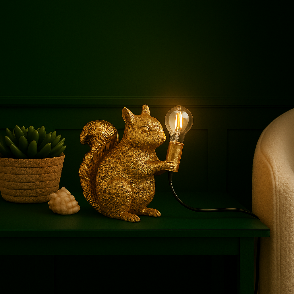 Squirrel Lamp