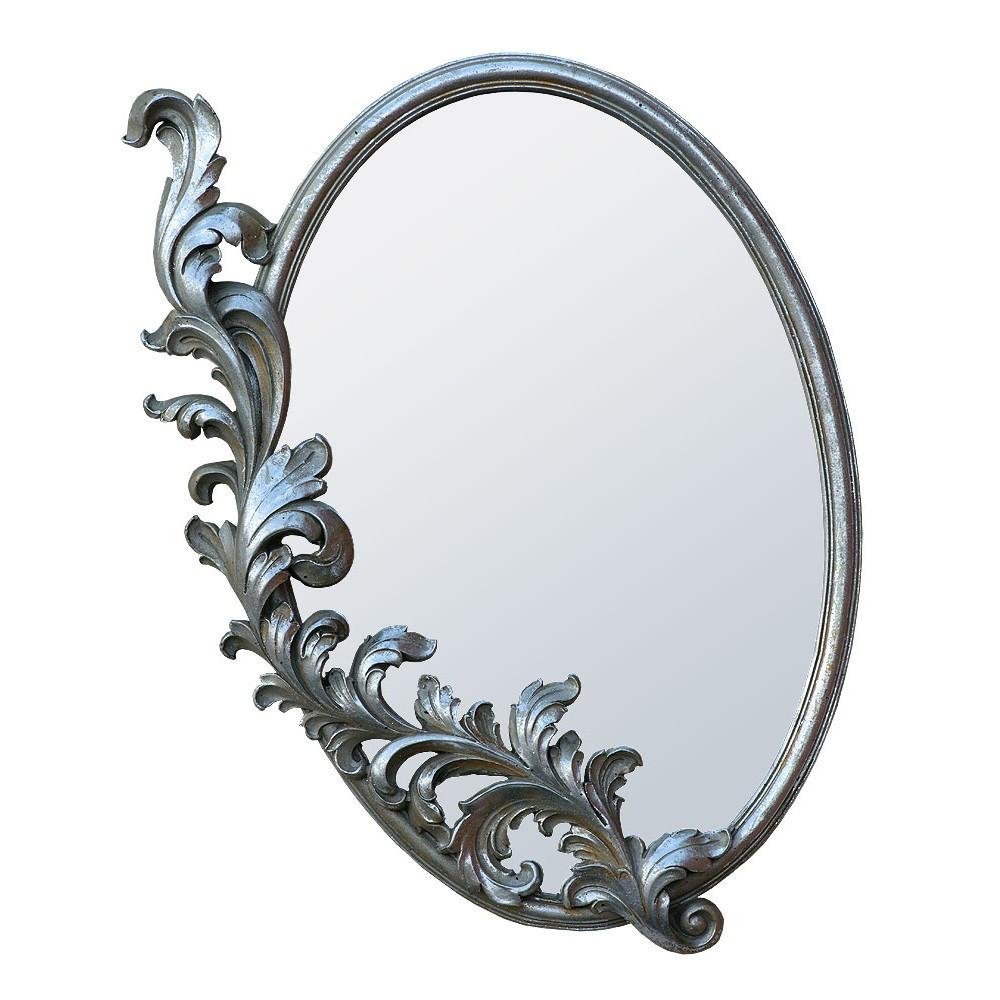 Art Nouveau Mirror Silver