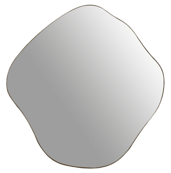 Valore Large Bronze Abstract Wall Mirror