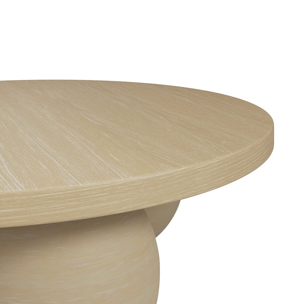 Westminster Matte Beige Round Coffee Table